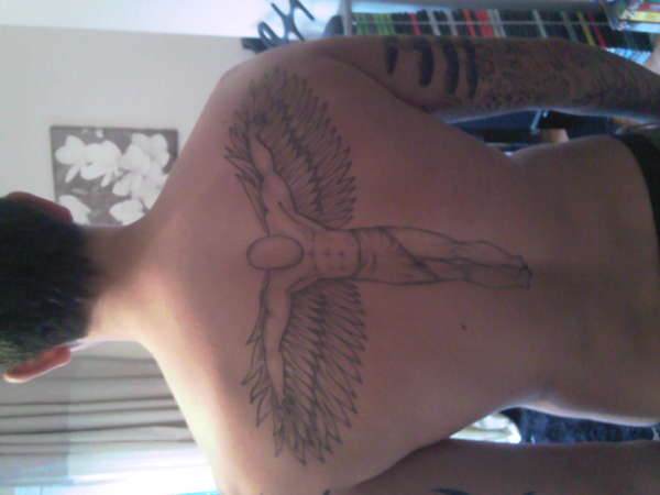 Angel tattoo