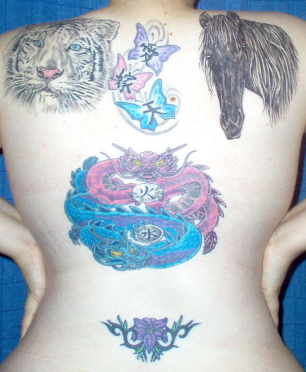 my entire back tattoo