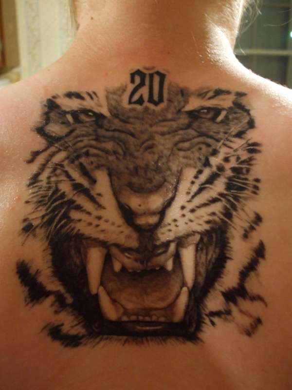 Fierce Tiger tattoo