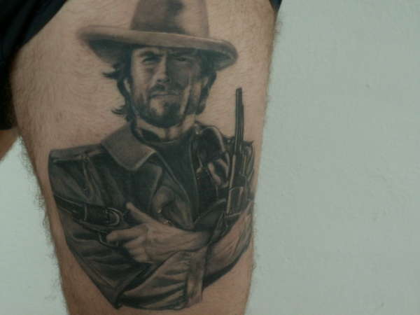 The Outlaw . Clint Eastwood tattoo