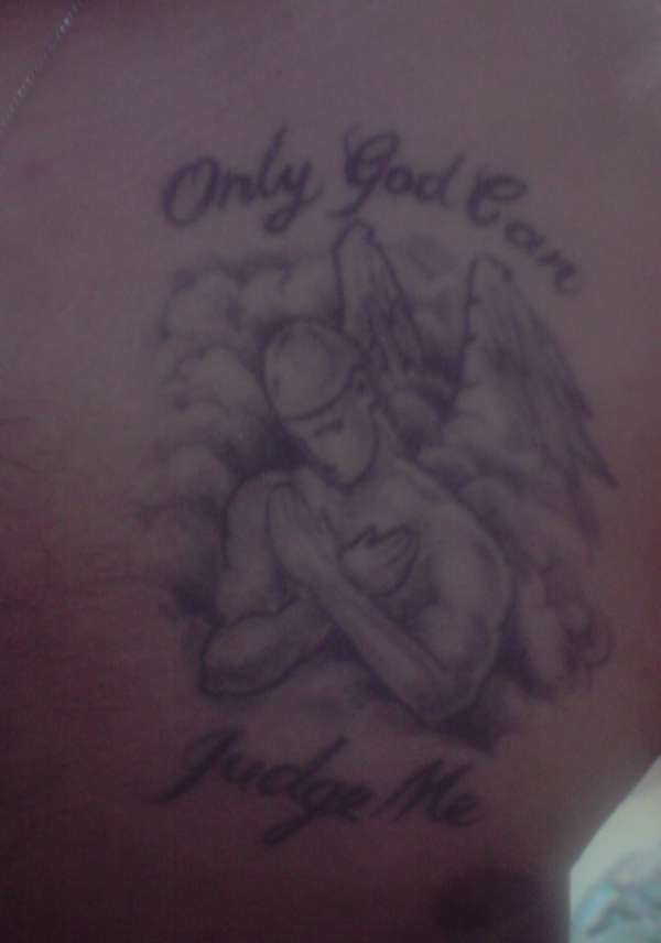 only god can judge me tattoo