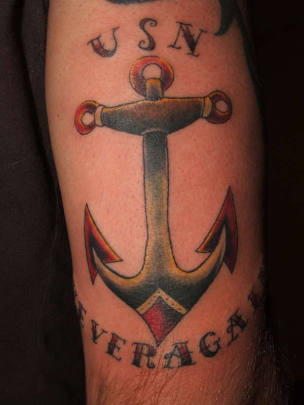 Anchor tattoo