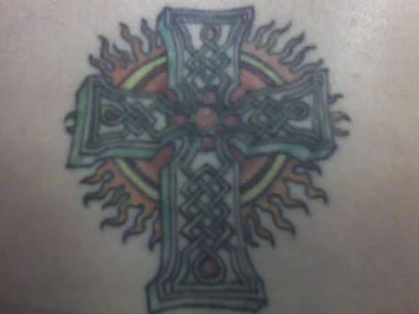 Tat #2 - Celtic Cross tattoo