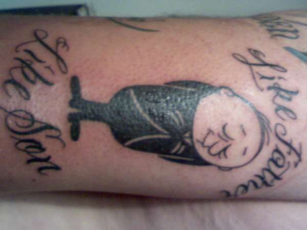 burgie man tattoo