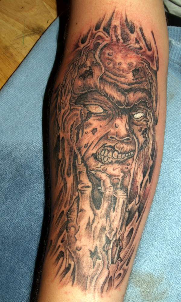 demon tattoo