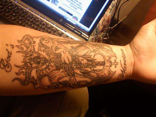 Gods Warrior Tattoo tattoo