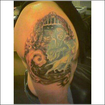 Shoulder tattoo