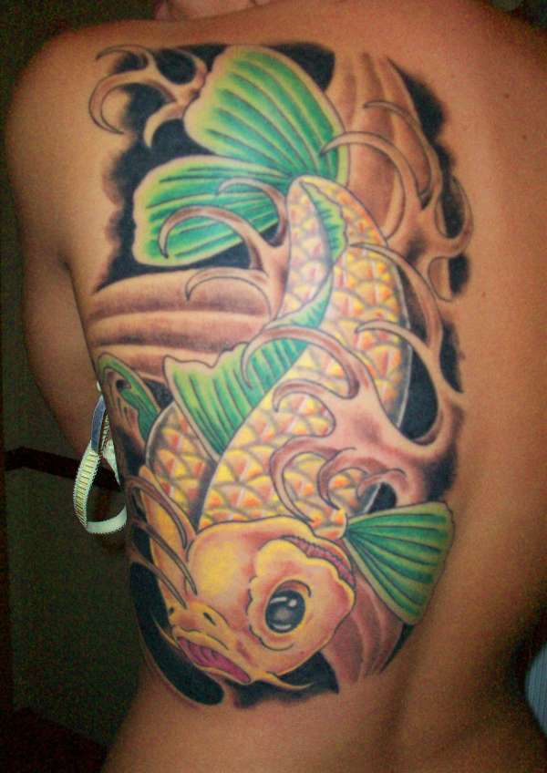 Koi (it's not done yet...) tattoo