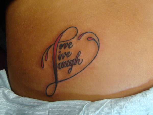 *love*live*laugh* tattoo