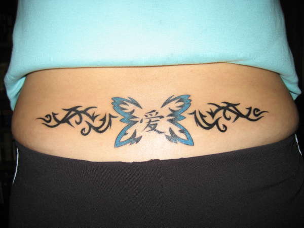 love butterfly tattoo