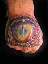 Dragons eye tattoo