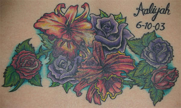 Flower Cover Up tattoo