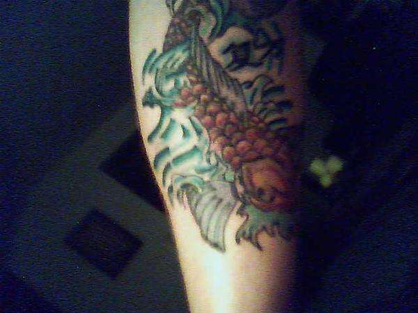 Koi fish tattoo
