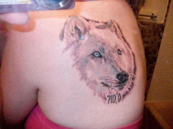 Arctic Wolf tattoo