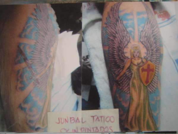 angel warrior tattoo