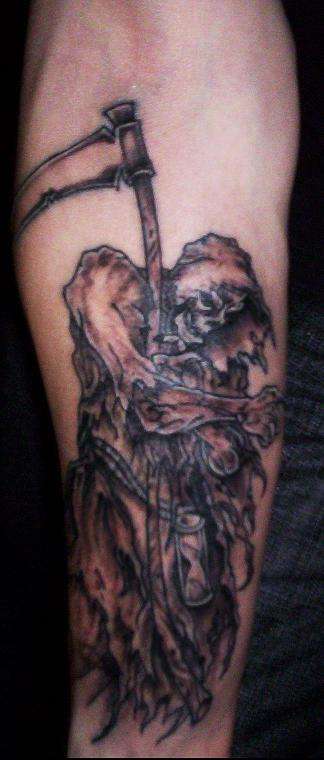 Grim Reaper tattoo