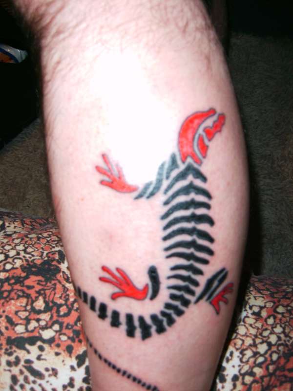 Yet Another Lizzard tattoo
