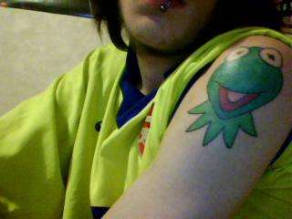 Kermit the frog tattoo