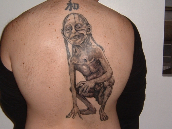 Gollum tattoo