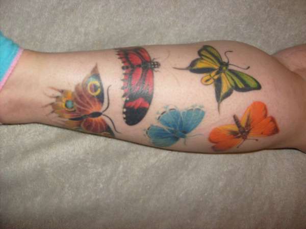 All the butterflies tattoo