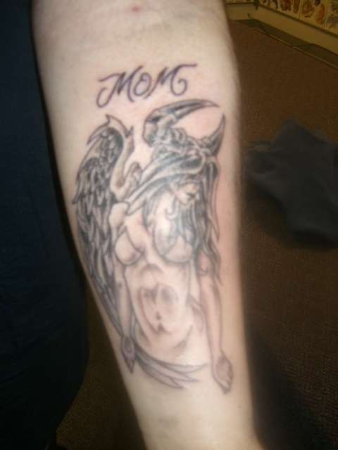 Angel Devil tattoo