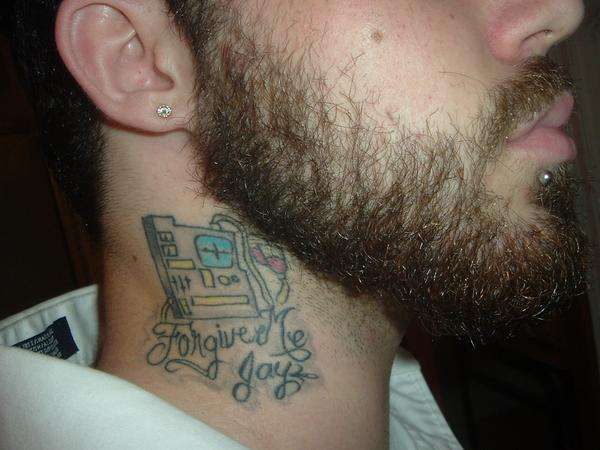 Forgive me JAY tattoo