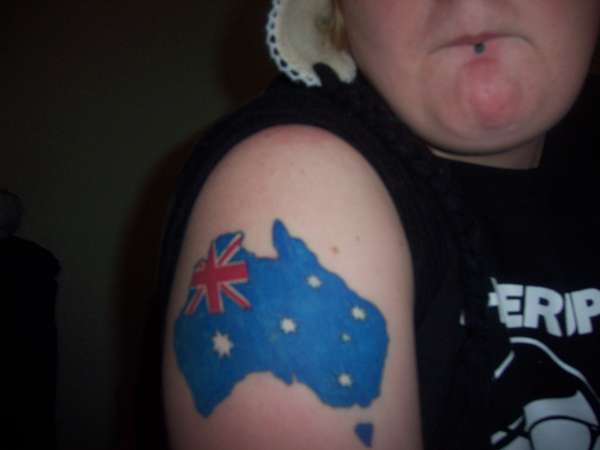 Aussie pride tattoo