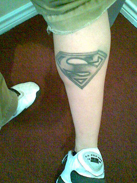 Superman tattoo