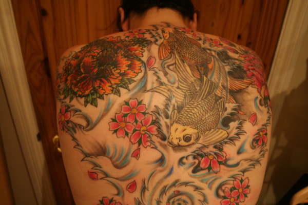 Top part of my back tattoo