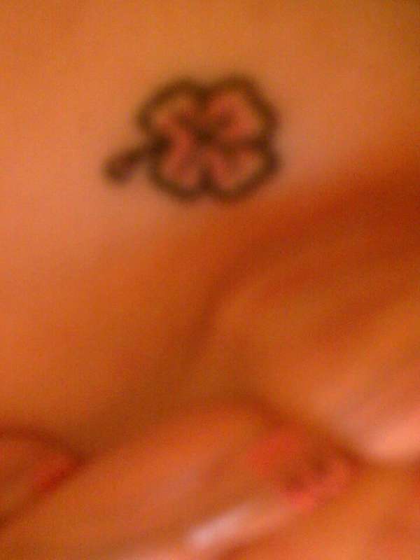 four leaf clover tattoo