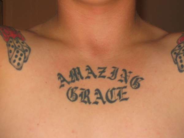 Amazing Grace tattoo