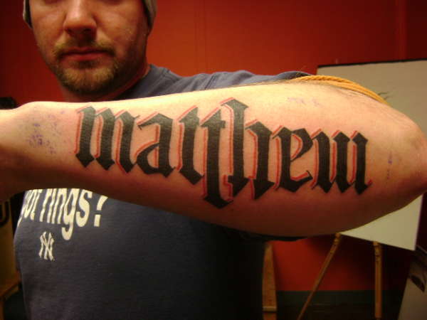 mattew tattoo