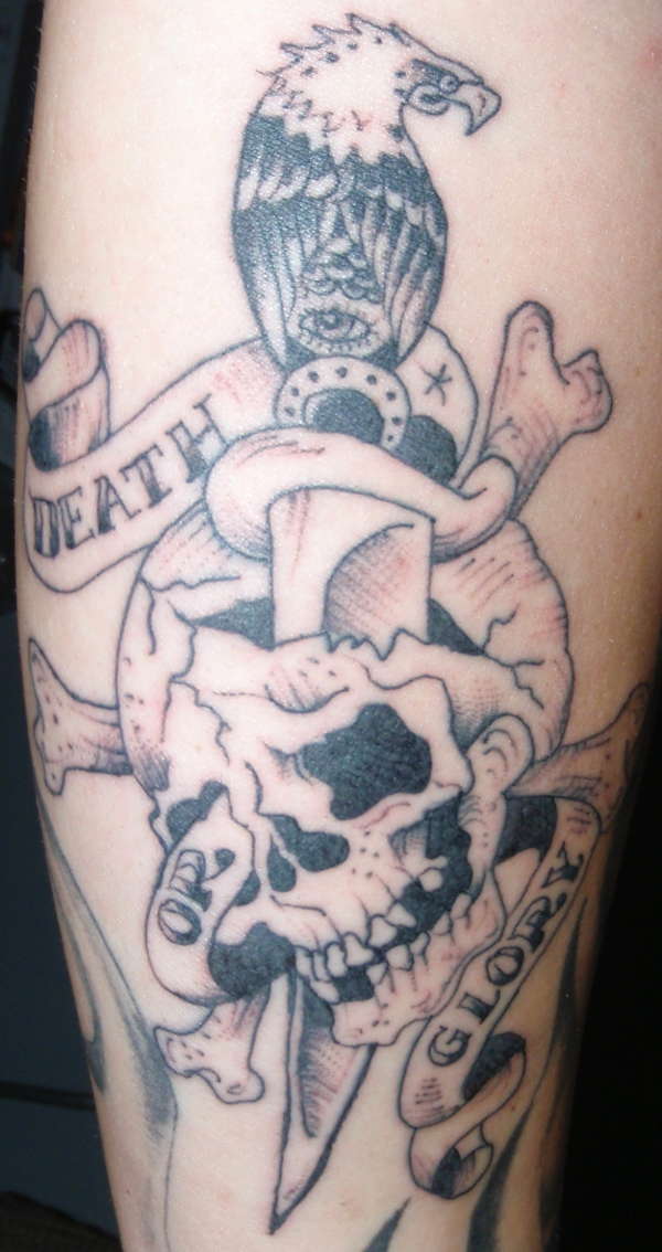 Old ED Hardy piece tattoo