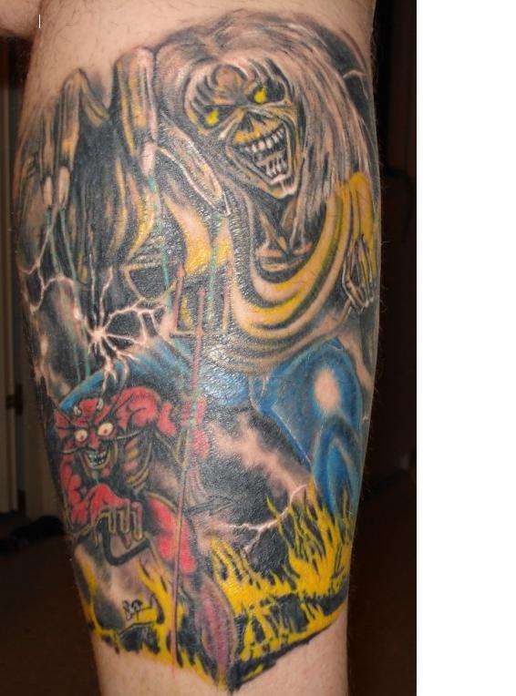 Eddie/Iron Maiden tattoo