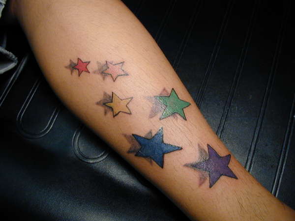 George's Stars tattoo