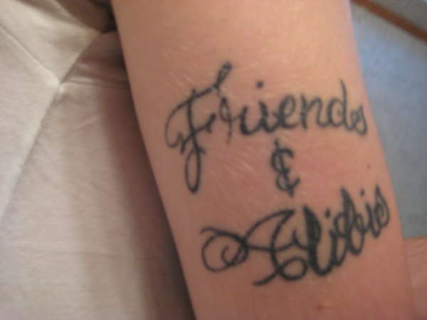 friends & alibis tattoo