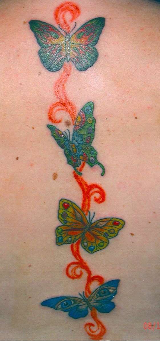 Butterfly Family tattoo
