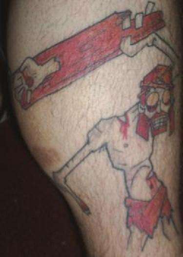 Zombie Jesus tattoo