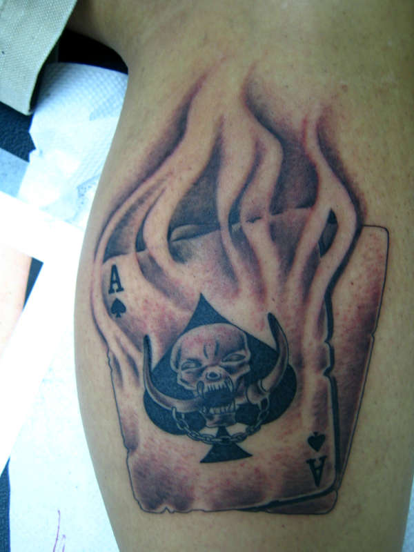 Ace of Spades tattoo