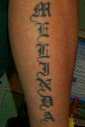 WIFES NAME tattoo