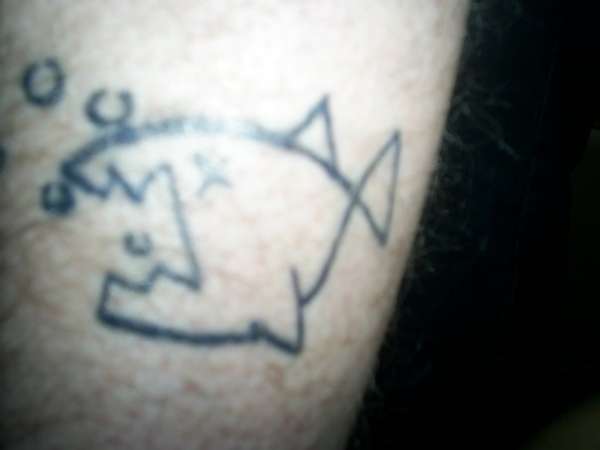 Flipper tattoo