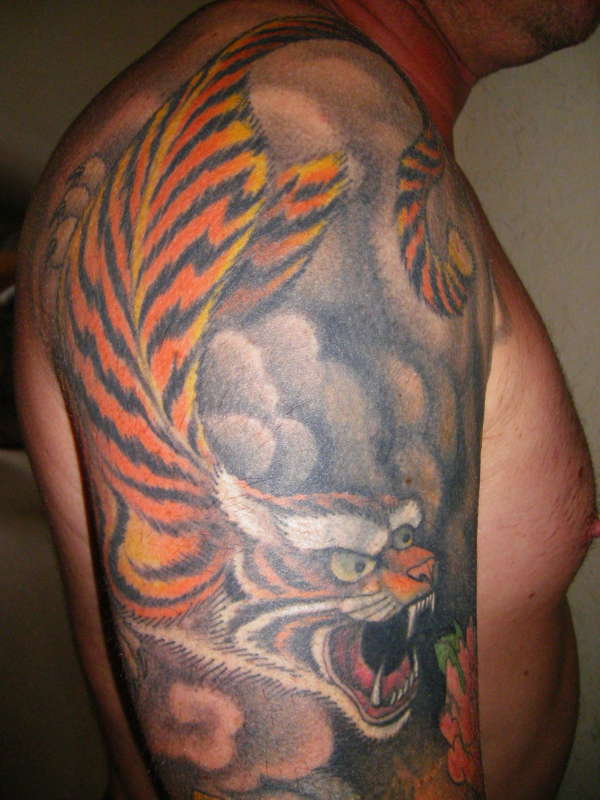 oriental tiger tattoo