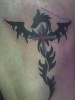 top leg tattoo