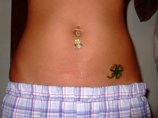 3-leaf clover tattoo