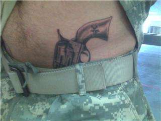 Guns tattoo