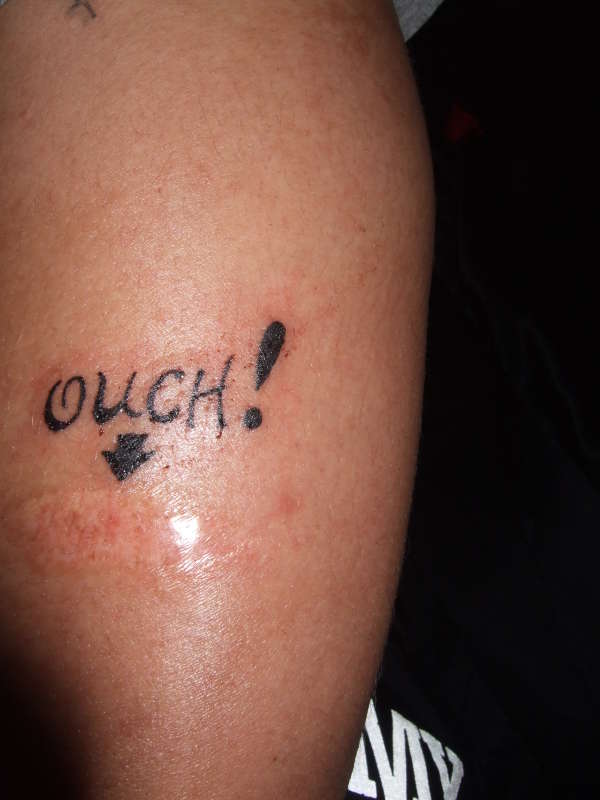 Ouch! tattoo
