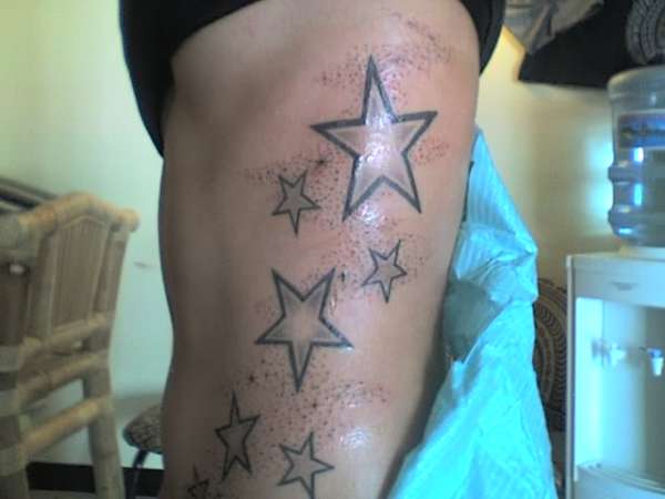 Trail to Goodies w/star dust tattoo