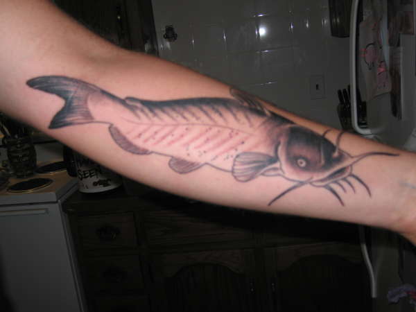 Catfish tattoo