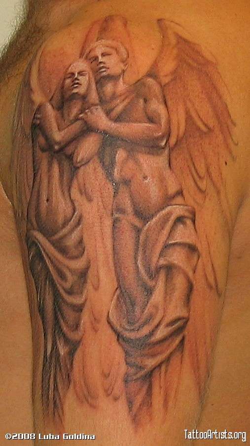 My 2 angels tattoo