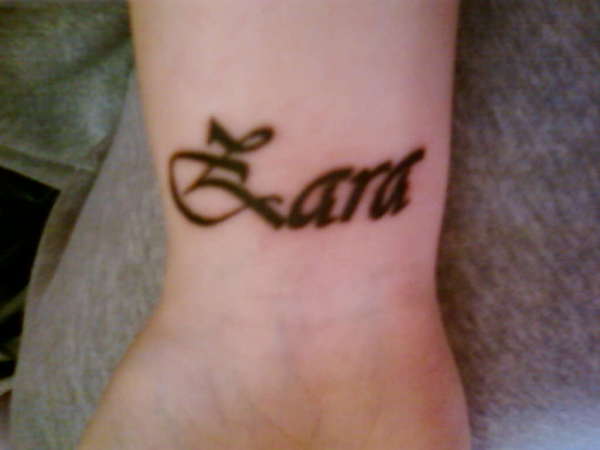 My Name...Zara tattoo